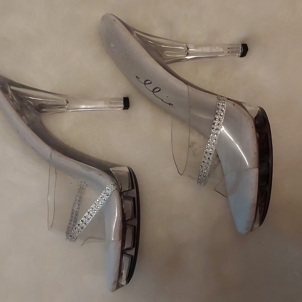 Ellie clear heels